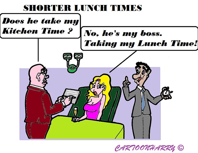 Cartoon: lunchtime 1