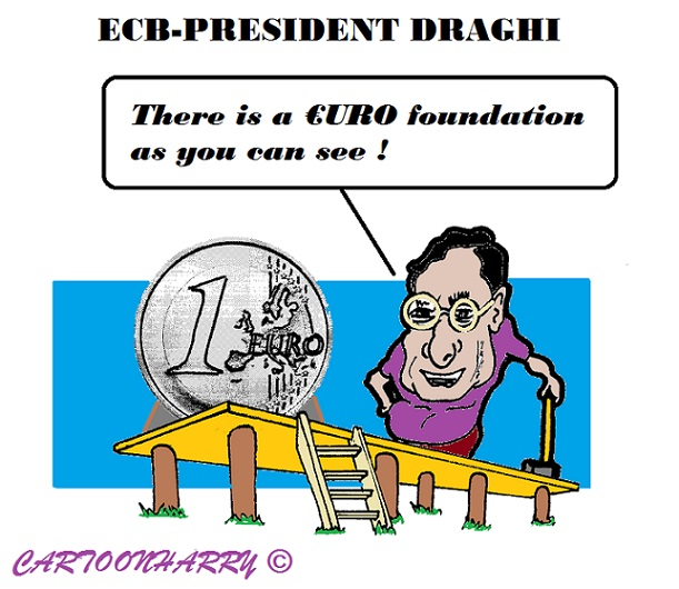 Caricature: Strong Euro 1