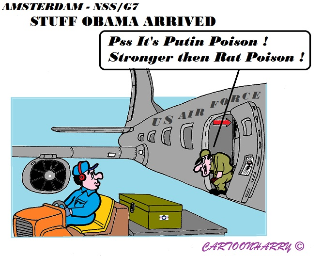 Cartoon: NSS/G7 -2 Obama Stuff Arrived 1