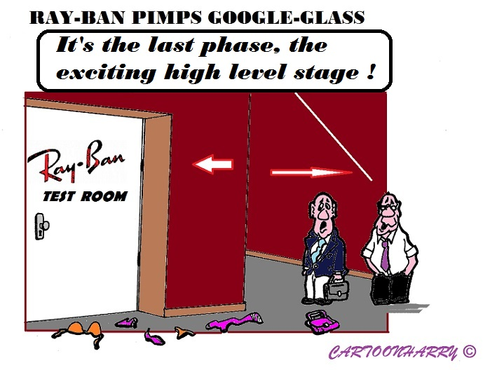 Cartoon: Google-Glass 1
