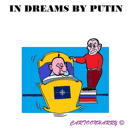 Cartoon: NATO and Putin 1