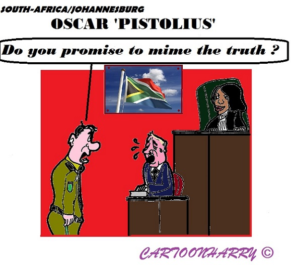 Cartoon: Oscar Pistorius 1