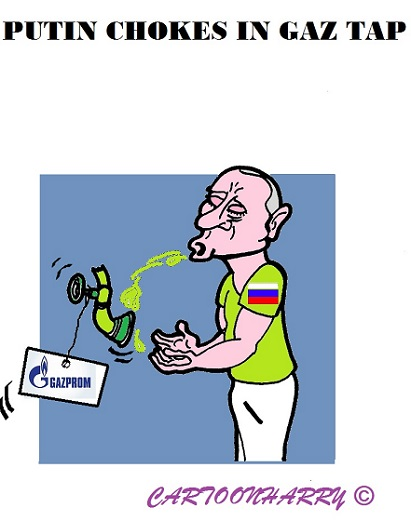 Cartoon: Putins Gaz Tap 1