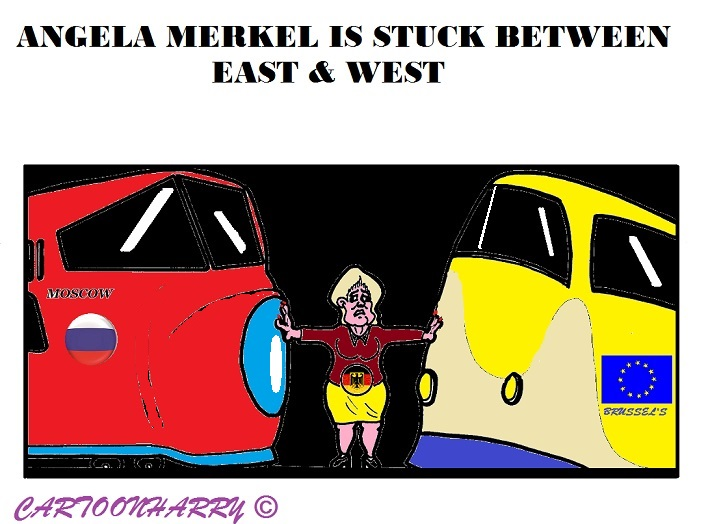 Cartoon: Angela Merkel 1