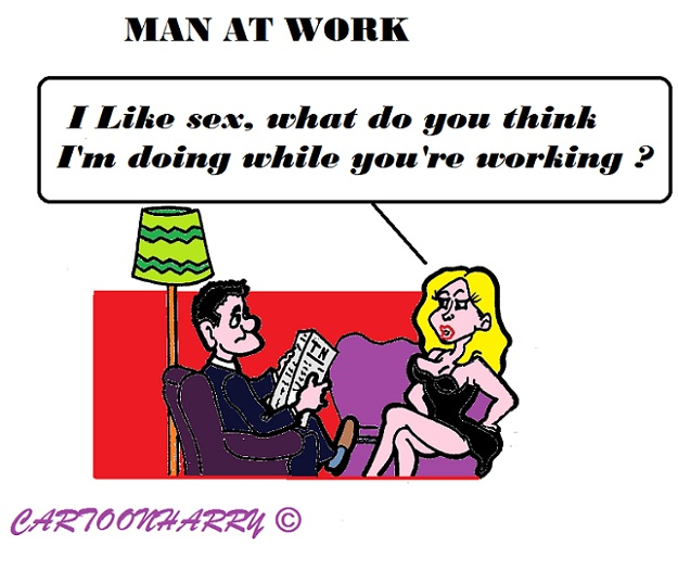 Cartoon: Working 1