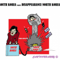 North Korea against South Korea