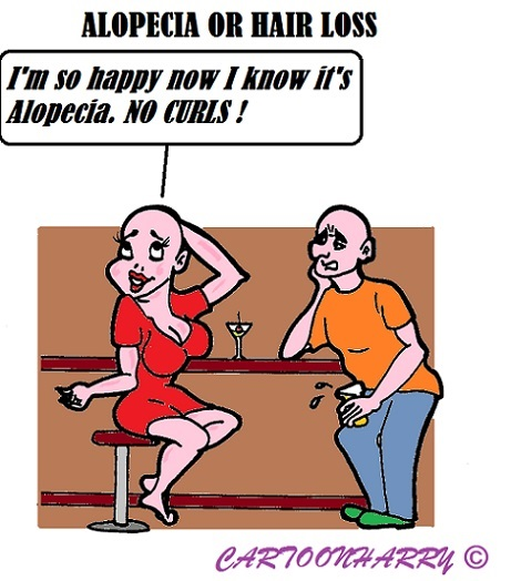 Cartoon: Alopecia 1