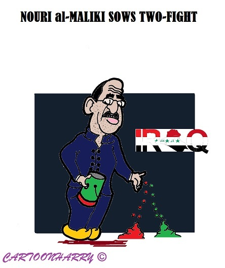 Cartoon: Nouri al-Maliki 1