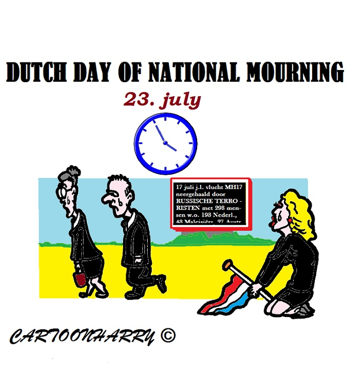 Cartoon: Nationale Mourning 1