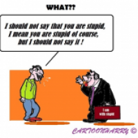 Who's with stupid?