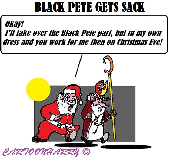 Cartoon: Black Pete is Out 1