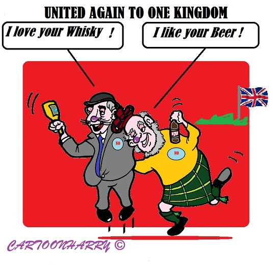 Cartoon: England Scotland 1
