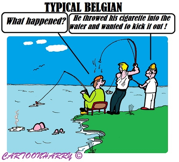 Cartoon: 'A Belgian Again and Again' 1