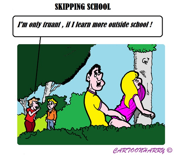 Cartoon: Truant 1