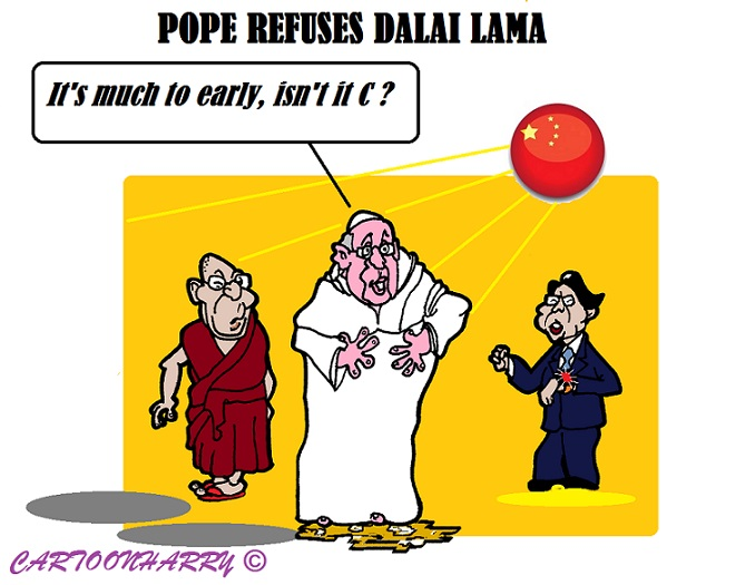Cartoon: Anxious Pope 1