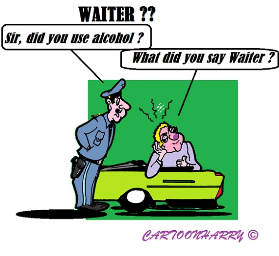 Cartoon: Police Waiter 1