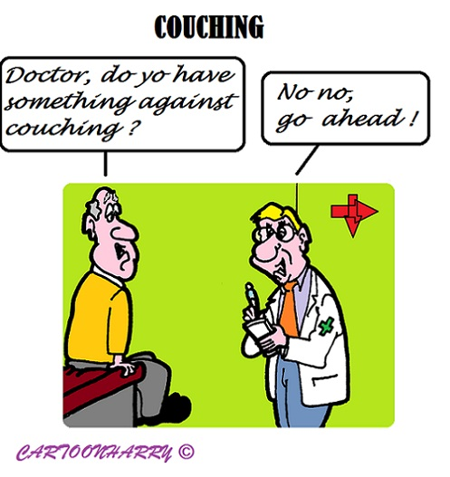 Cartoon: Couching 1