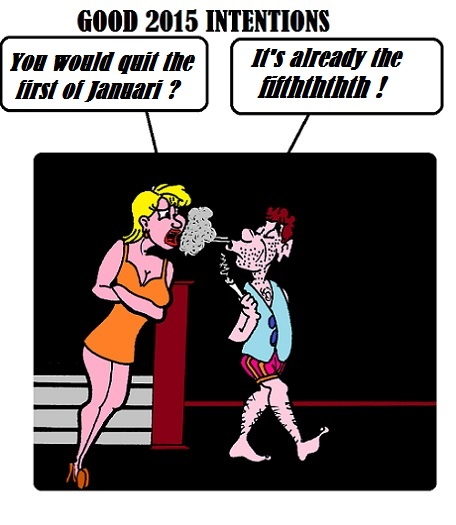 Cartoon: Intentions 2015 1