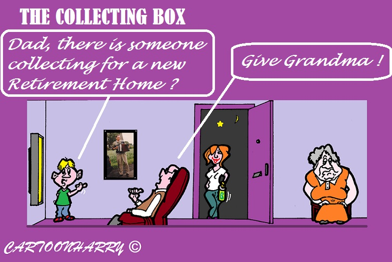 Cartoon: Take GrandMa 1