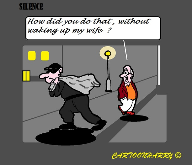 Cartoon: Silence 1