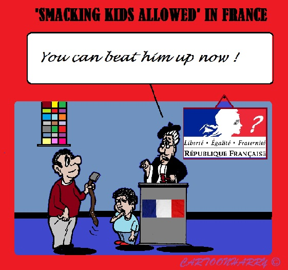 Cartoon: Kids In France 1