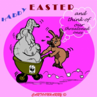 HAPPY EASTER to All My ToonsUp Friends