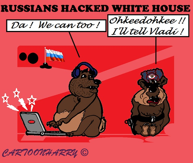 Cartoon: White House Hack 1