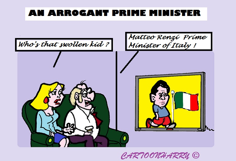 Cartoon: Matteo Renzi 1