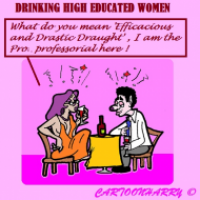 Educated Drinking Women