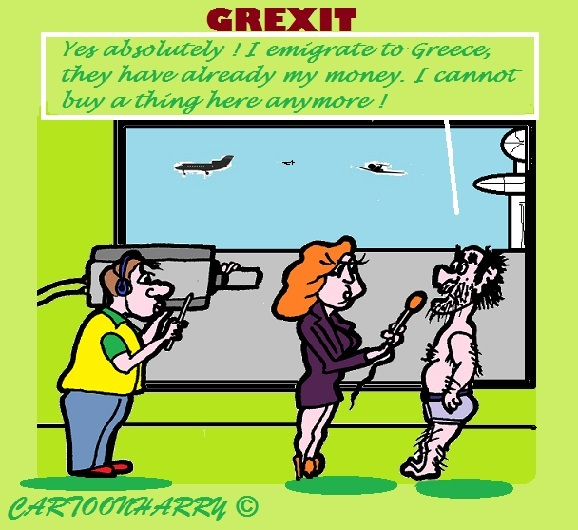 Cartoon: Grexit 1