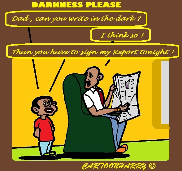 Cartoon: Wait untill Darkness 1