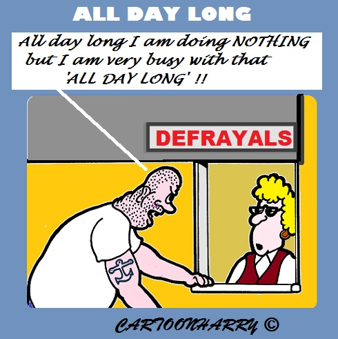 Cartoon: Very Busy 1