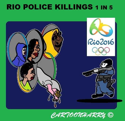 Cartoon: Police Killings in Rio 1