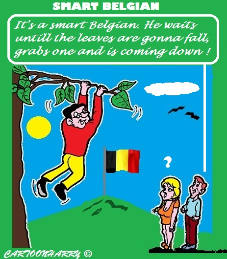 Cartoon: Belgian Leaves 1