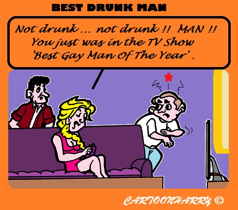 Cartoon: Well Drunk 1