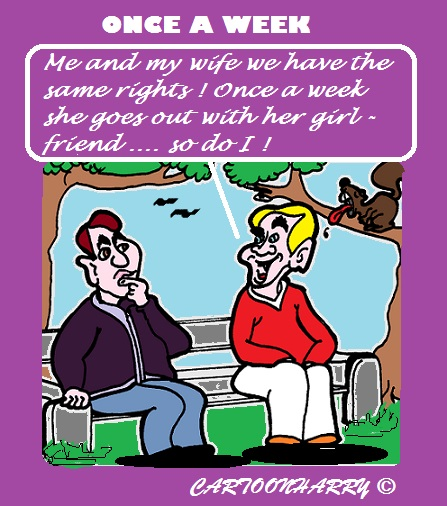 Cartoon: Me and My Wife 1