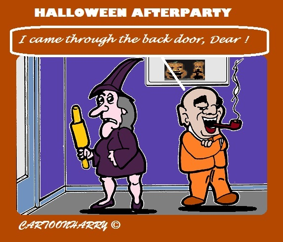 Cartoon: Halloween Afterparty 1