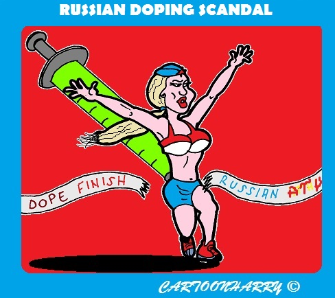 Cartoon: Doping Scandal 1