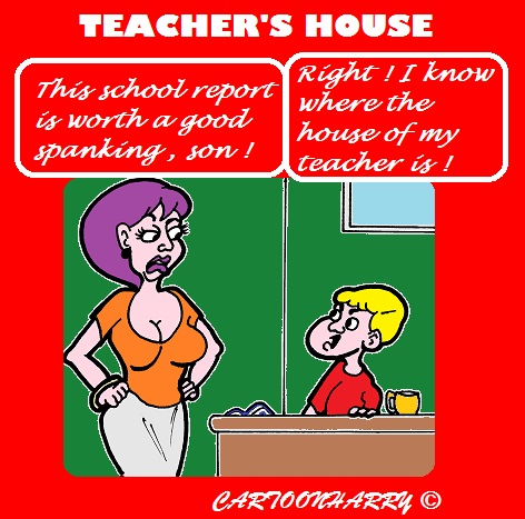 Cartoon: Teachers House 1
