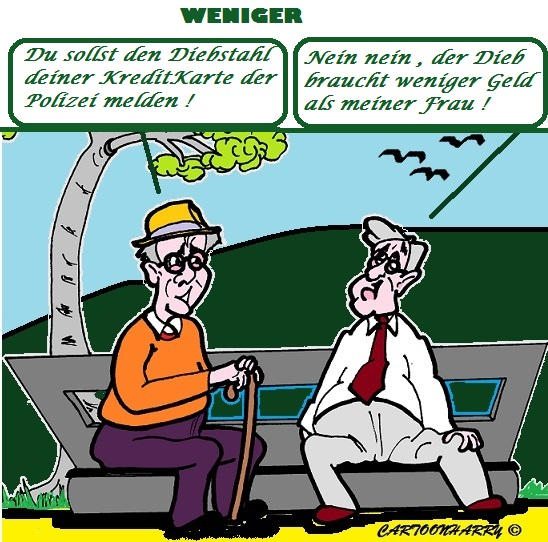 Cartoon: Weniger ist Mehr 1