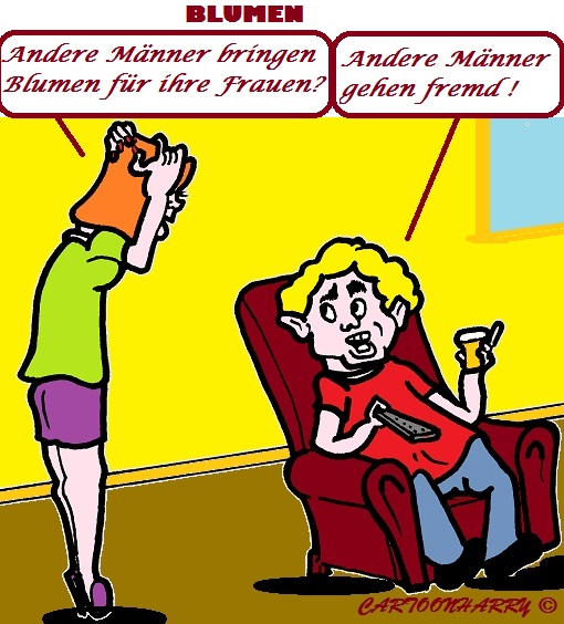 Cartoon: Blumen 1