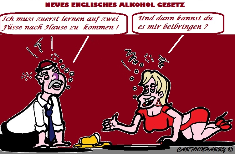 Cartoon: Englands Neues Gesetz 1