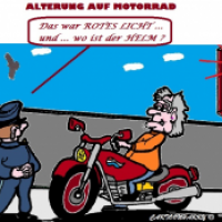 Alterung aufs Motorrad