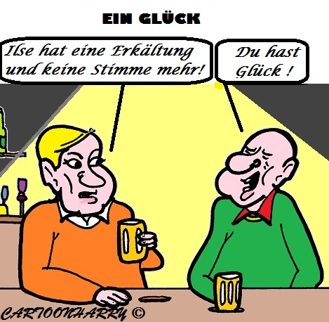 Cartoon: Stille 1