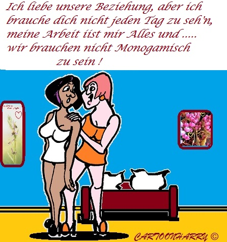Cartoon: Nicht Monogamisch 1