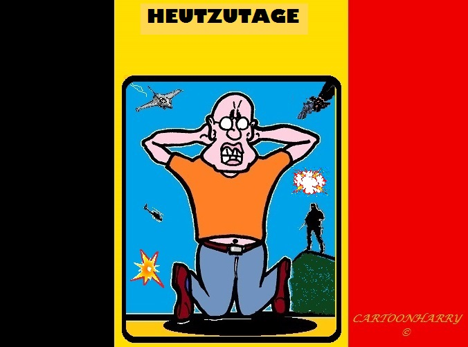 Cartoon: IS Angriff Belgien 1