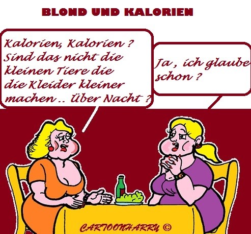 Cartoon: Immer die Kalorien 1