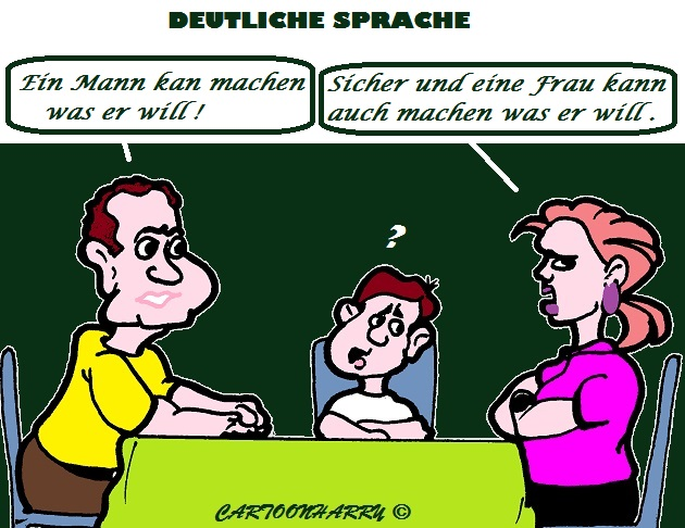 Cartoon: Der Chef 1