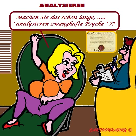 Cartoon: Analysieren 1
