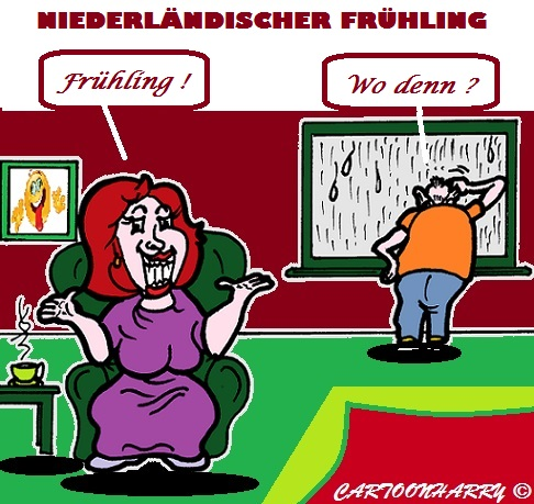 Cartoon: Niederländischer Frühling 1